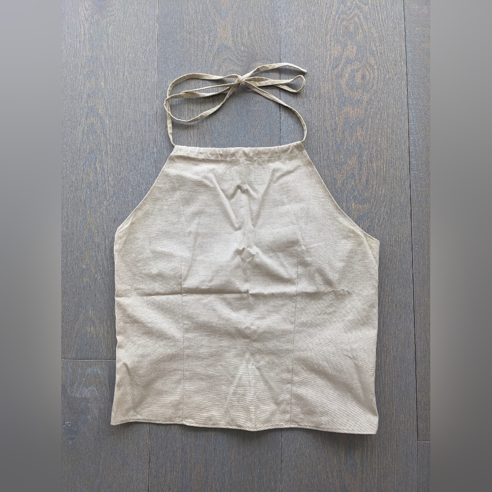 Banana Republic Women's Cream Halter Top Size XS